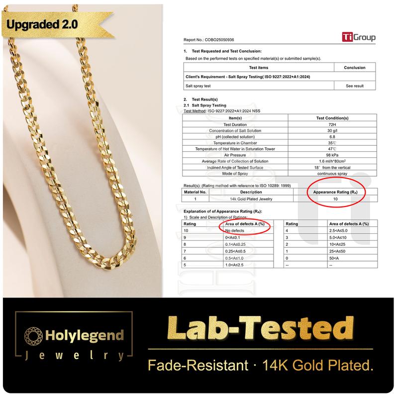 Belvra™ 14k Gold-Plated Crucifix Chain