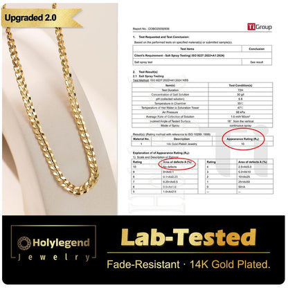 Belvra™ 14k Gold-Plated Crucifix Chain